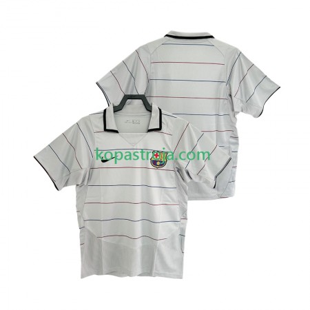 Billiga Fotbollströjor FC Barcelona 2003 2004 Retro Borta tröja Kortärmad